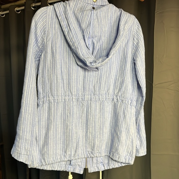 Light Denim Blue Stripe Joie Jacket - Picture 8 of 10